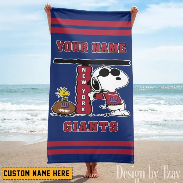 New York Giants NFL Beach Towels New 2025 AZBTOWEL473