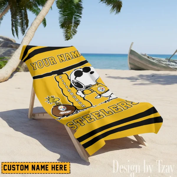 Pittsburgh Steelers NFL Beach Towels New 2025 AZBTOWEL476 - Image 2