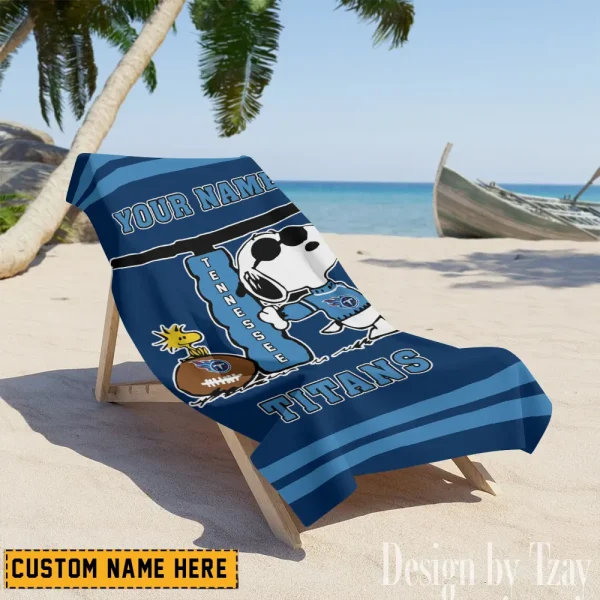 Tennessee Titans NFL Beach Towels New 2025 AZBTOWEL480 - Image 2