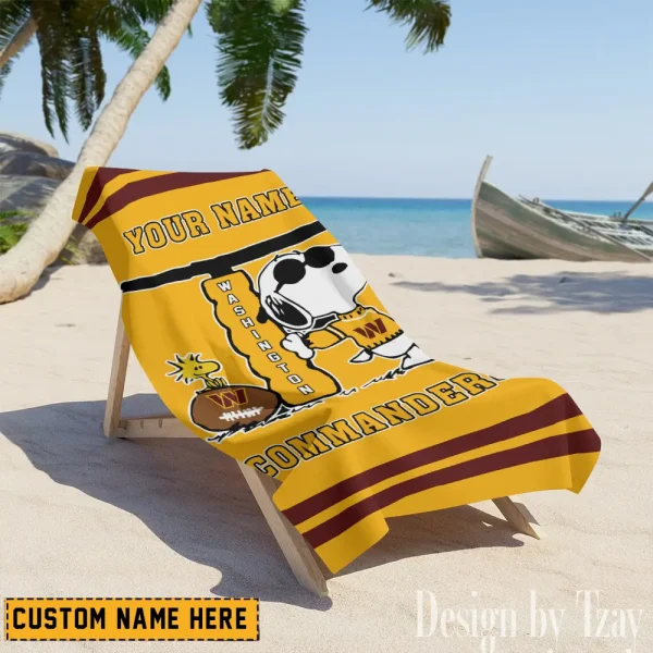 Washington Commanders NFL Beach Towels New 2025 AZBTOWEL481 - Image 2