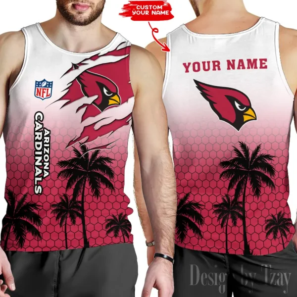 Arizona Cardinals 3D Printed Comfortable Breathable Sport Tank Top BGMTT112