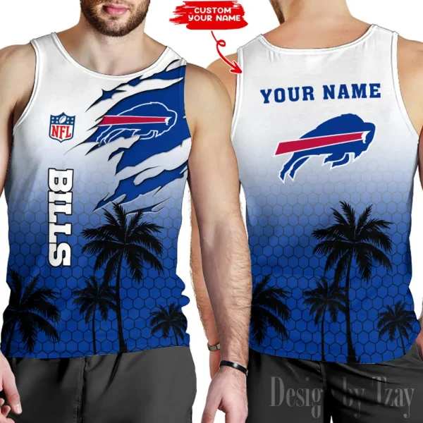 Buffalo Bills 3D Printed Comfortable Breathable Sport Tank Top BGMTT115