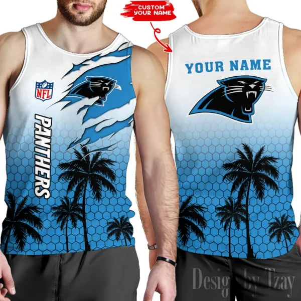 Carolina Panthers 3D Printed Comfortable Breathable Sport Tank Top BGMTT116