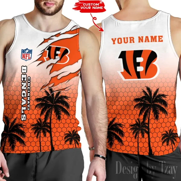 Cincinnati Bengals 3D Printed Comfortable Breathable Sport Tank Top BGMTT118