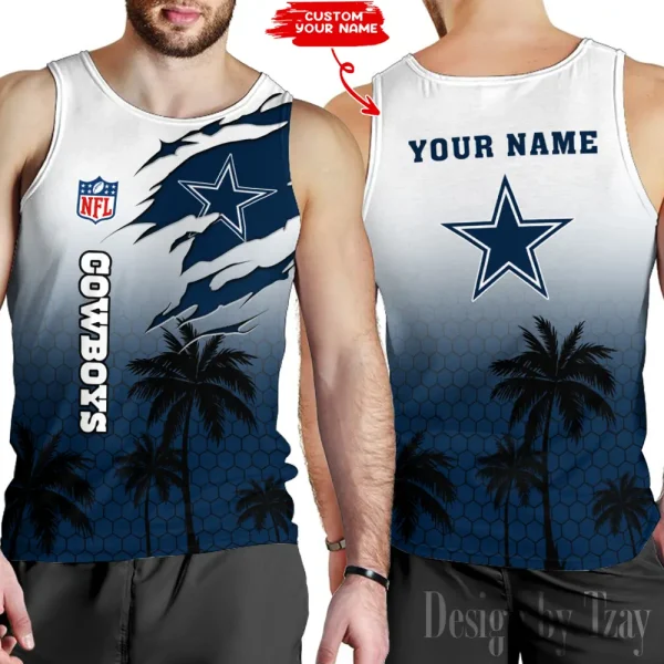 Dallas Cowboys 3D Printed Comfortable Breathable Sport Tank Top BGMTT120