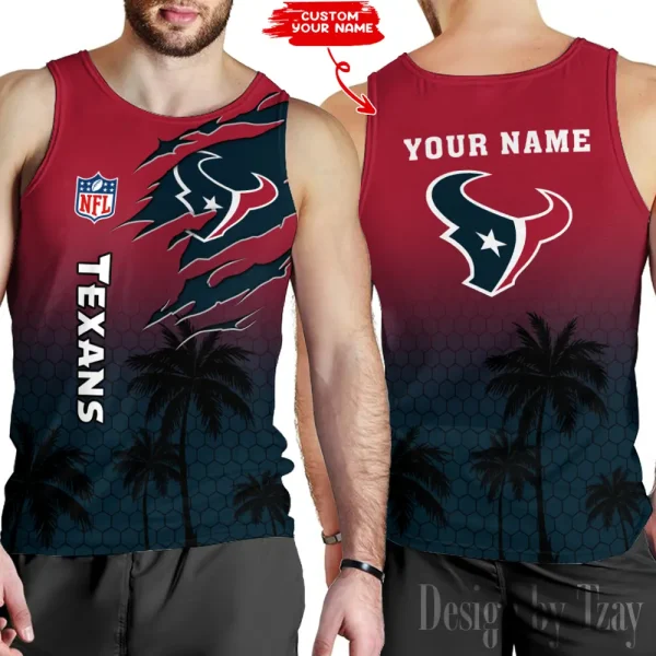 Houston Texans 3D Printed Comfortable Breathable Sport Tank Top BGMTT124