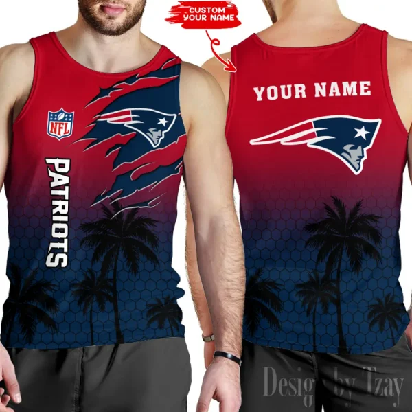 New England Patriots 3D Printed Comfortable Breathable Sport Tank Top BGMTT133