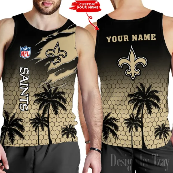 New Orleans Saints 3D Printed Comfortable Breathable Sport Tank Top BGMTT134