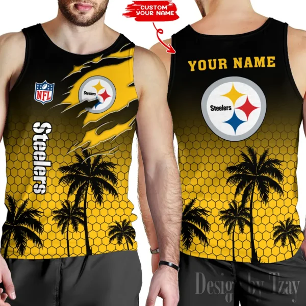 Pittsburgh Steelers 3D Printed Comfortable Breathable Sport Tank Top BGMTT138