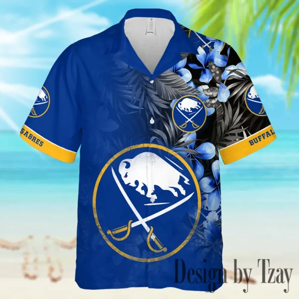 Buffalo Sabres NHL Casual Men's Hawaiian Shirt 3D Printed New 2025 AZHWS998 - Image 2