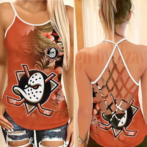 Anaheim Ducks NHL Summer Women Backless Tops Trending 2025 BGCCTANK261