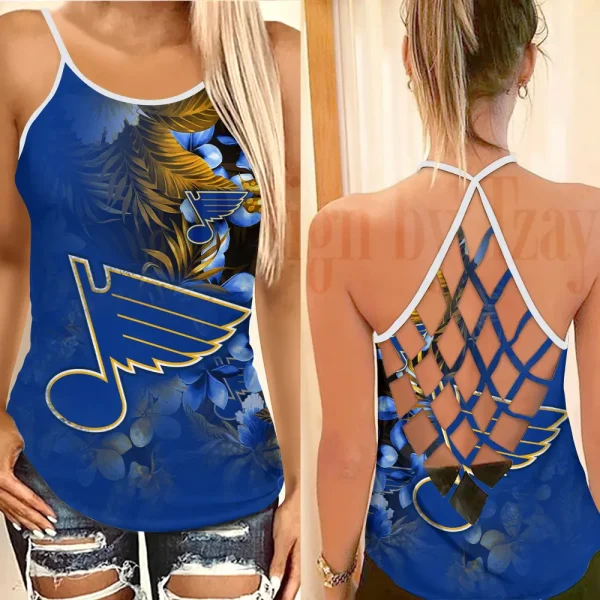 St. Louis Blues NHL Summer Women Backless Tops Trending 2025 BGCCTANK272