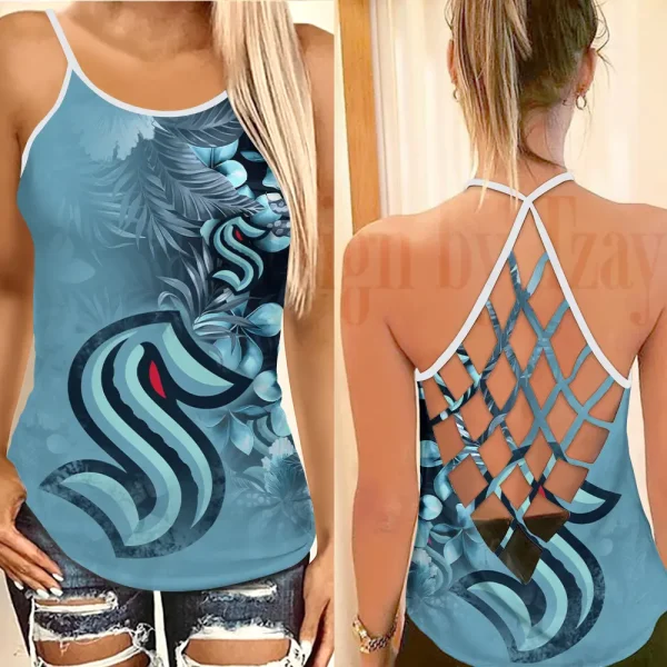 Seattle Kraken NHL Summer Women Backless Tops Trending 2025 BGCCTANK273