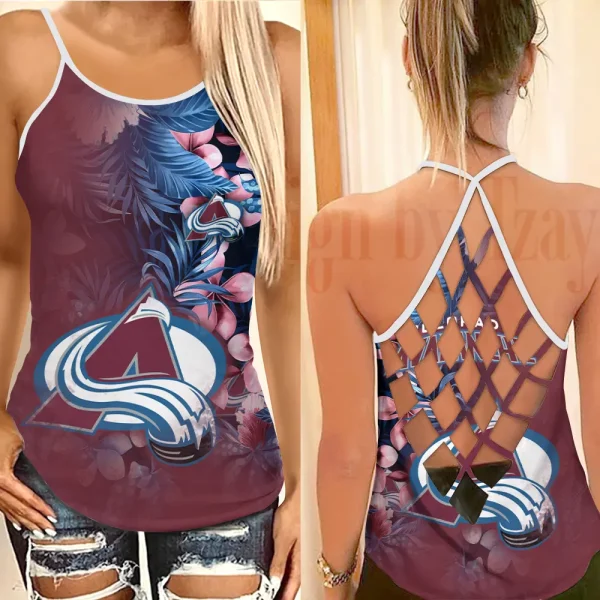 Colorado Avalanche NHL Summer Women Backless Tops Trending 2025 BGCCTANK280