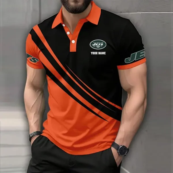 New York Jets Mens Short Sleeve Polo Shirts - Image 3