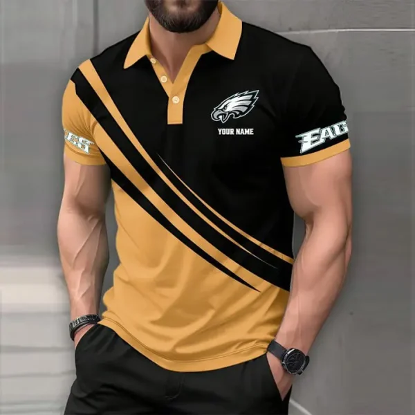 Philadelphia EaglesMens Short Sleeve Polo Shirts - Image 4
