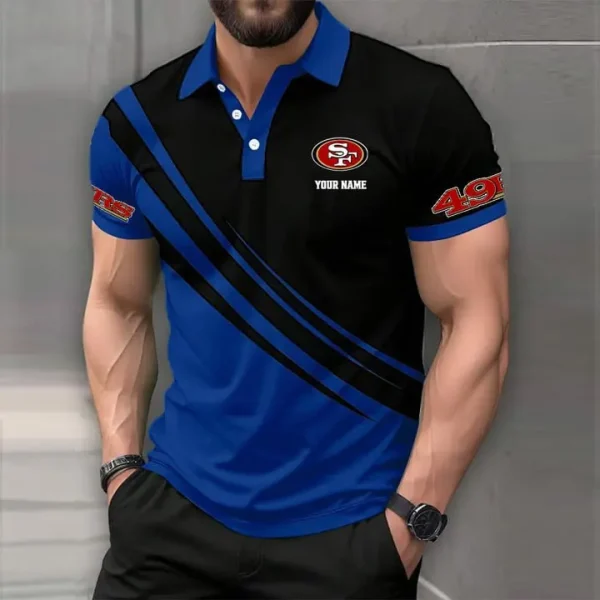 San Francisco 49ers Mens Short Sleeve Polo Shirts - Image 8