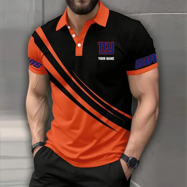 New York Giants Mens Short Sleeve Polo Shirts - Image 2