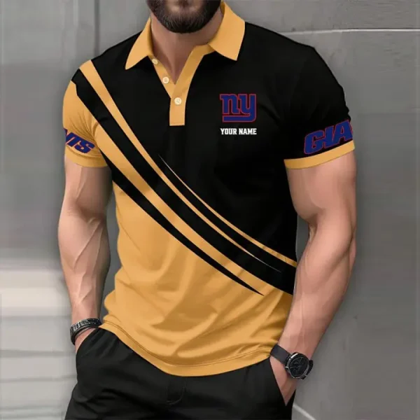 New York Giants Mens Short Sleeve Polo Shirts - Image 3
