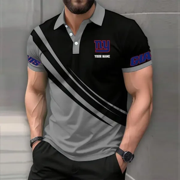 New York Giants Mens Short Sleeve Polo Shirts - Image 5