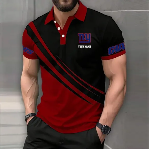 New York Giants Mens Short Sleeve Polo Shirts - Image 8