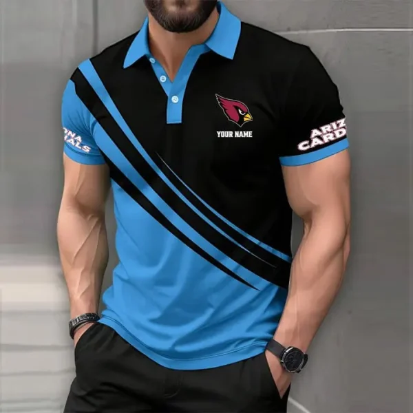 Arizona Cardinals Mens Short Sleeve Polo Shirts - Image 5
