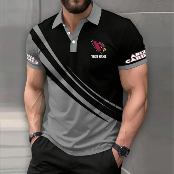 Arizona Cardinals Mens Short Sleeve Polo Shirts - Image 6