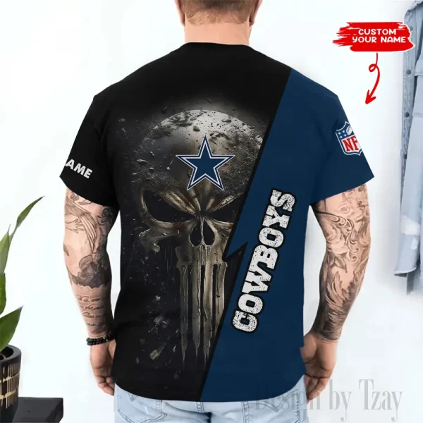 Dallas Cowboys Trendy Men's 3D Printed T-shirt Fashion O-neck 2025 AZTS1351 - Image 2