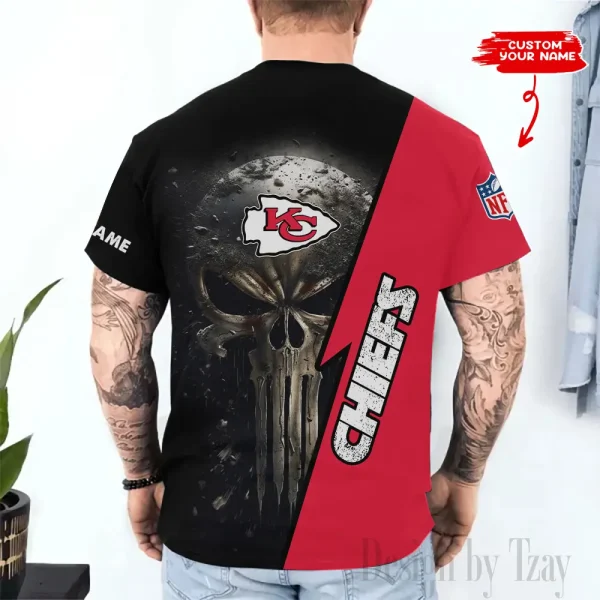 Kansas City Chiefs Trendy Men's 3D Printed T-shirt Fashion O-neck 2025 AZTS1358 - Image 2