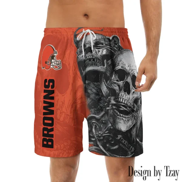 Cleveland Browns Casual Men's Drawstring Shorts Trending 2025 BGSHORT252