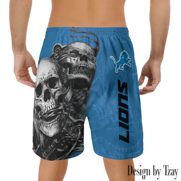 Detroit Lions Casual Men's Drawstring Shorts Trending 2025 BGSHORT255 - Image 2
