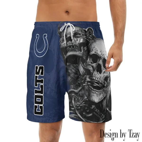 Indianapolis Colts Casual Men's Drawstring Shorts Trending 2025 BGSHORT258