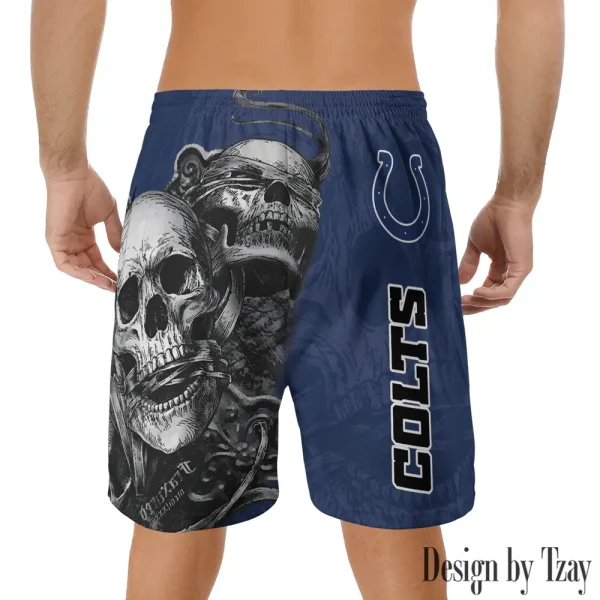 Indianapolis Colts Casual Men's Drawstring Shorts Trending 2025 BGSHORT258 - Image 2