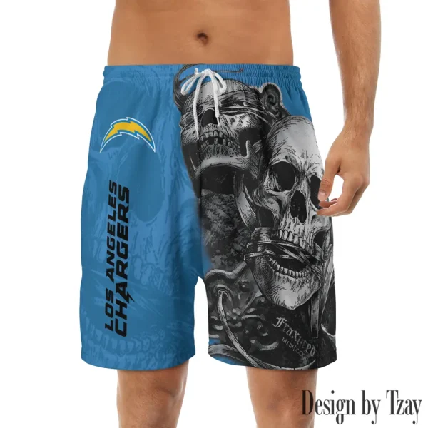 Los Angeles Chargers Casual Men's Drawstring Shorts Trending 2025 BGSHORT262