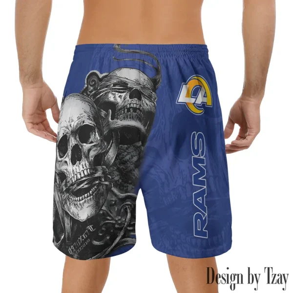 Los Angeles Rams Casual Men's Drawstring Shorts Trending 2025 BGSHORT263 - Image 2