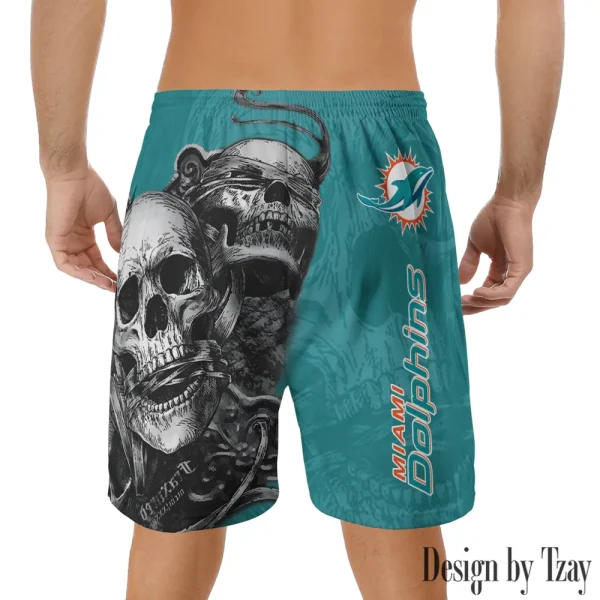 Miami Dolphins Casual Men's Drawstring Shorts Trending 2025 BGSHORT264 - Image 2