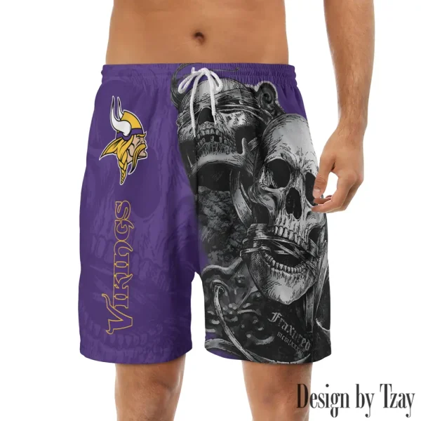 Minnesota Vikings Casual Men's Drawstring Shorts Trending 2025 BGSHORT265