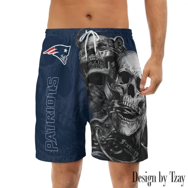 New England Patriots Casual Men's Drawstring Shorts Trending 2025 BGSHORT266