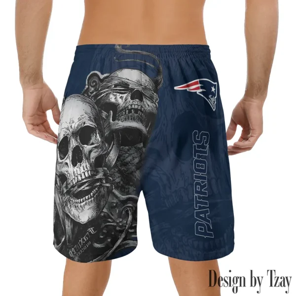New England Patriots Casual Men's Drawstring Shorts Trending 2025 BGSHORT266 - Image 2