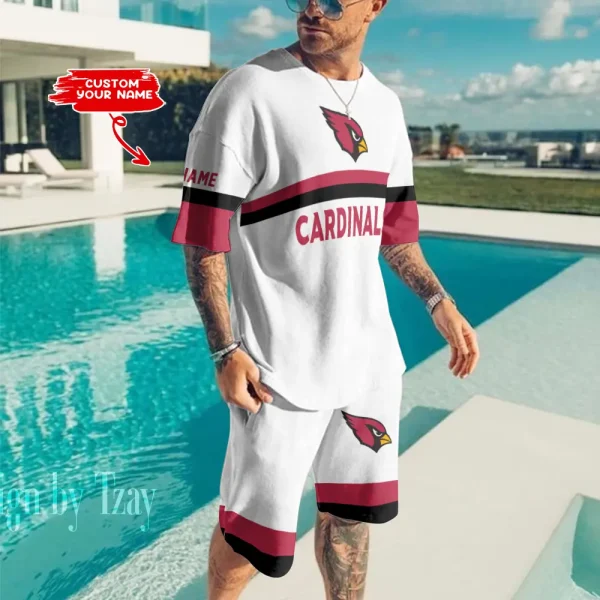 Arizona Cardinals Limited Edition Summer Collection T-shirt And Shorts Set AZTS1375