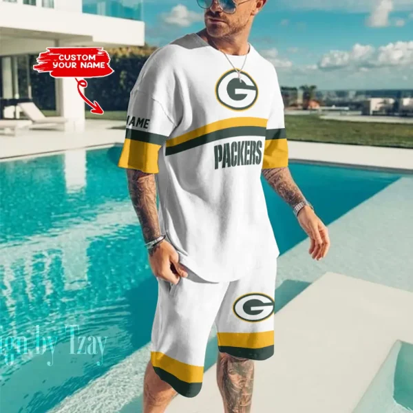 Green Bay Packers Limited Edition Summer Collection T-shirt And Shorts Set AZTS1386