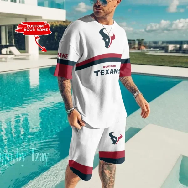 Houston Texans Limited Edition Summer Collection T-shirt And Shorts Set AZTS1387
