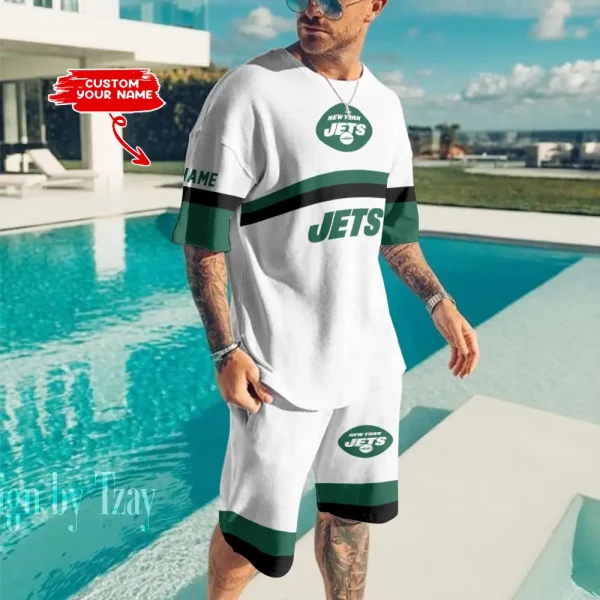 New York Jets Limited Edition Summer Collection T-shirt And Shorts Set AZTS1399