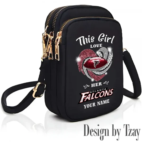 Atlanta Falcons New Style 2025 Ladies Crossbody Bag With Adjustable Strap S9CBB424