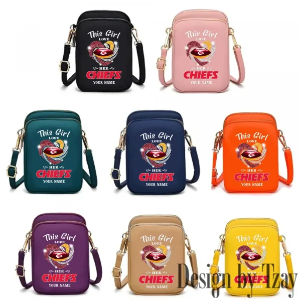 Kansas City Chiefs New Style 2025 Ladies Crossbody Bag With Adjustable Strap S9CBB438 - Image 2