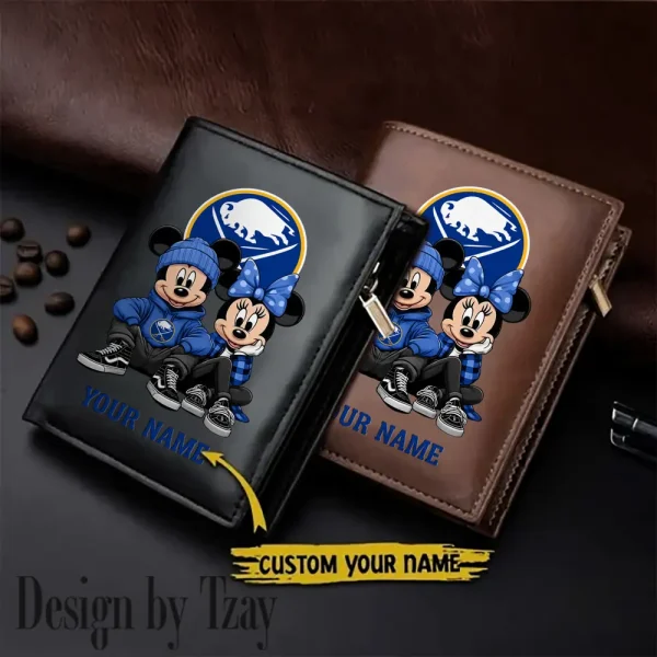 Buffalo Sabres NHL Leather Wallets Vertical Style SPTLVW572