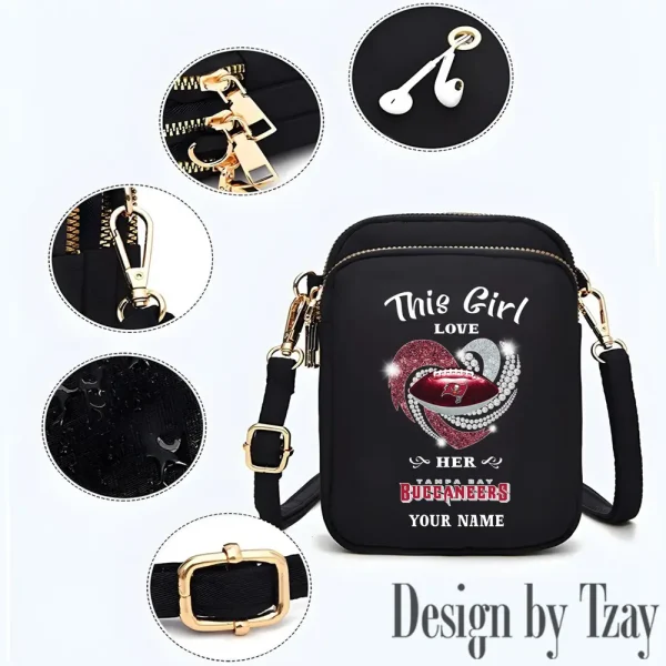 Tampa Bay Buccaneers New Style 2025 Ladies Crossbody Bag With Adjustable Strap S9CBB452 - Image 3