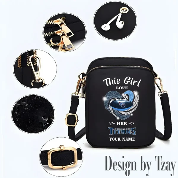 Tennessee Titans New Style 2025 Ladies Crossbody Bag With Adjustable Strap S9CBB453 - Image 3
