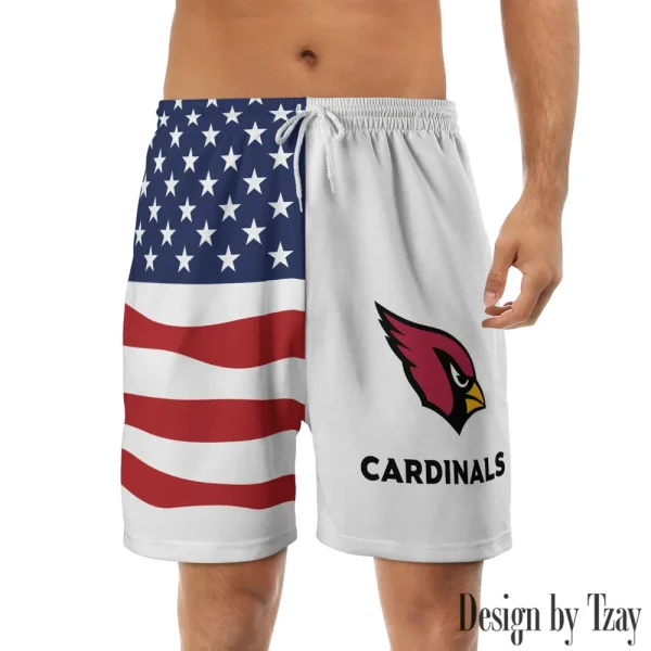 Arizona Cardinals Casual Men's Drawstring Shorts Trending 2025 BGSHORT272