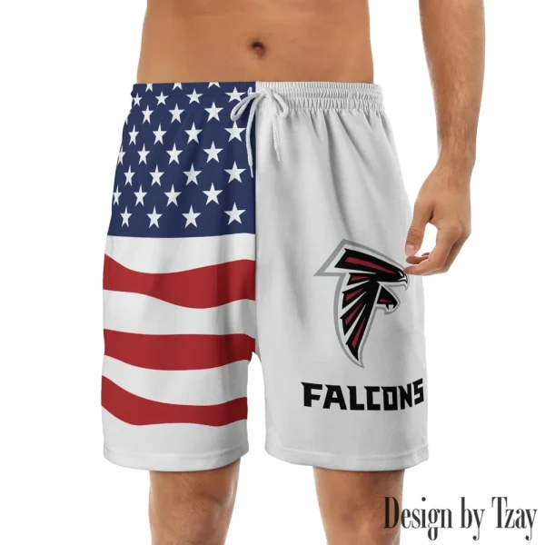 Atlanta Falcons Casual Men's Drawstring Shorts Trending 2025 BGSHORT273